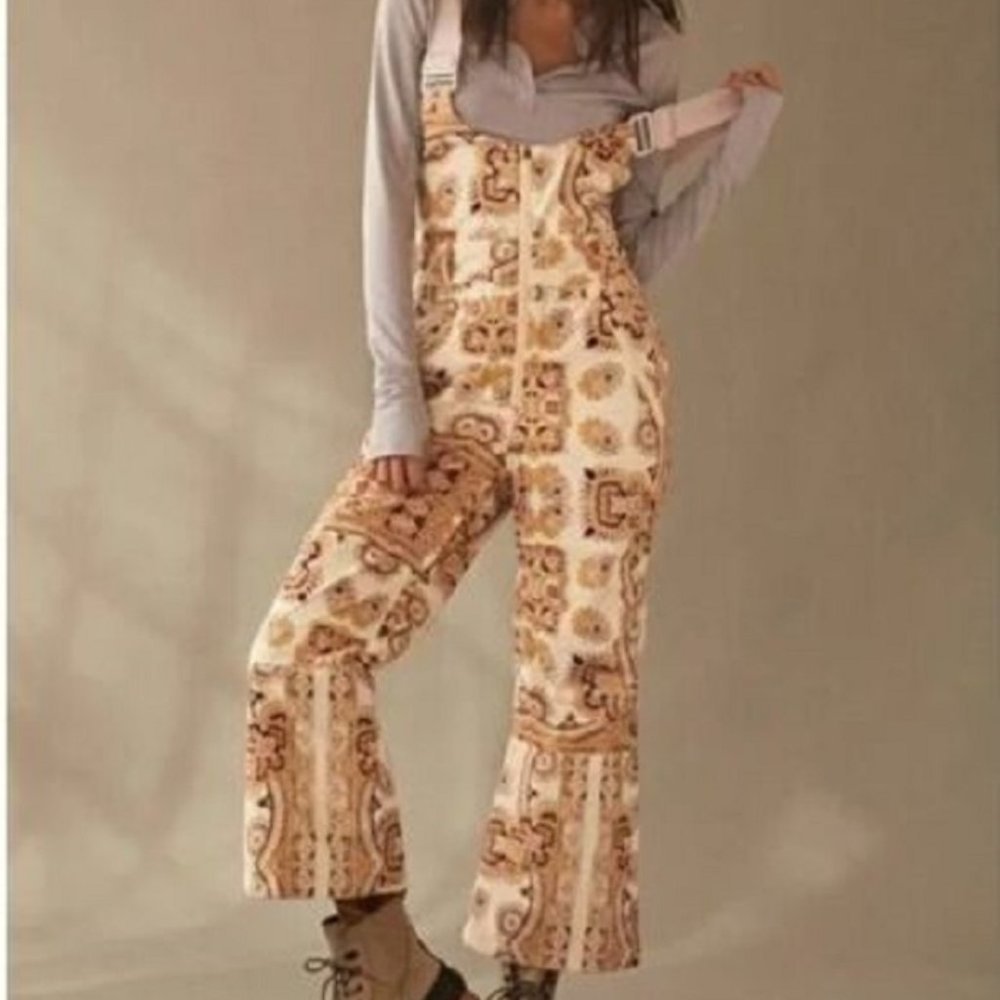 NWT Free People Movement Alpine Glow Snow Bib Pants Ski Snowboard Retail $348 XS - Picture 9 of 9
